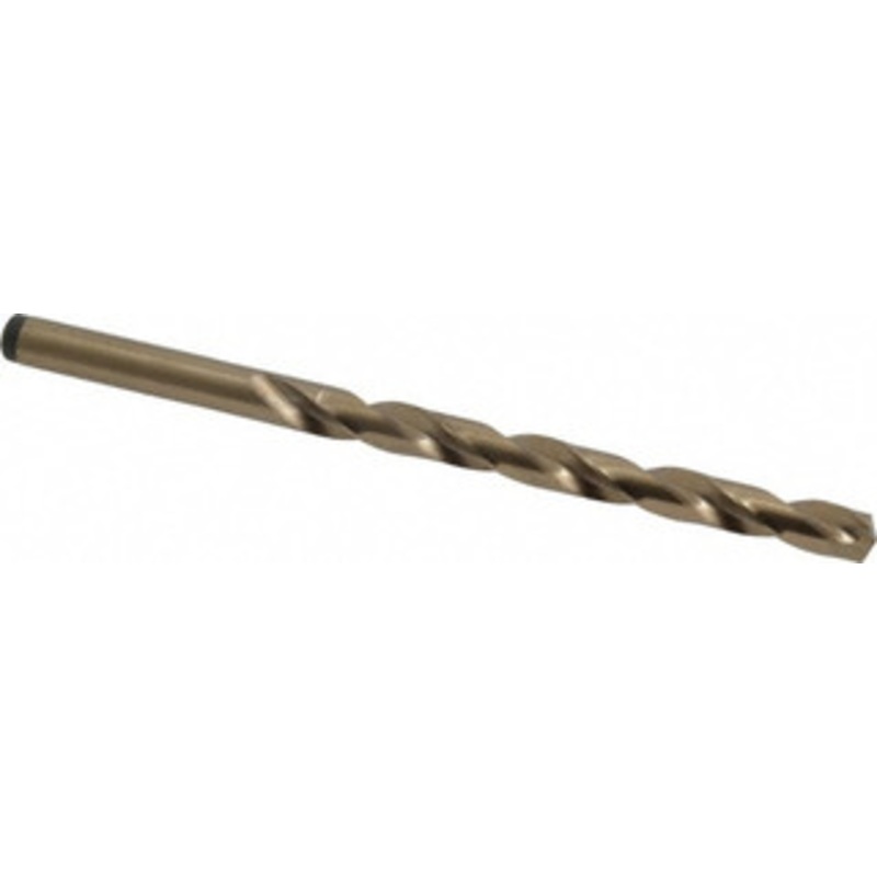 Precision Twist Drill #1 135 Cobalt Jobber Drill Oxide/Gold Finish, Right Hand Cut, Spiral Flute, Straight Shank, 3-7/8 OAL, Split Point 018301 – 78519394