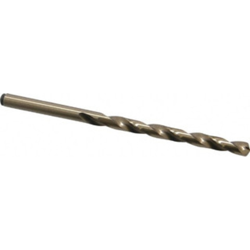 Precision Twist Drill #11 135 Cobalt Jobber Drill Oxide/Gold Finish, Right Hand Cut, Spiral Flute, Straight Shank, 3-1/2 OAL, Split Point 018311 – 78519493