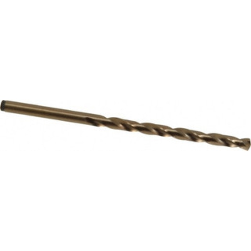 Precision Twist Drill #21 135 Cobalt Jobber Drill Oxide/Gold Finish, Right Hand Cut, Spiral Flute, Straight Shank, 3-1/4 OAL, Split Point 018321 – 78519592