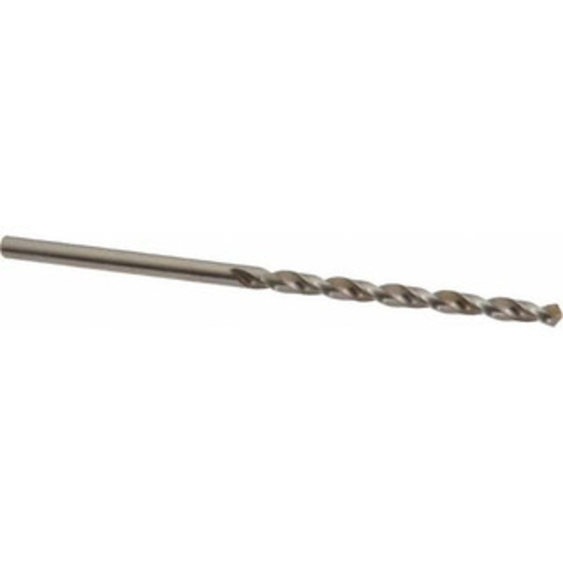 Precision Twist Drill #33 118 High Speed Steel Jobber Drill Bright Finish, Right Hand Cut, Spiral Flute, Straight Shank, 2-5/8 OAL, Standard Point 018533 – 78521317
