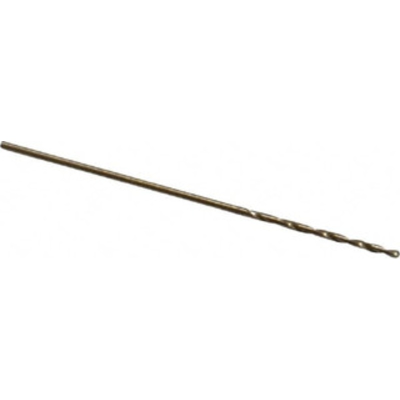 Precision Twist Drill #69 135 Cobalt Jobber Drill Oxide/Gold Finish, Right Hand Cut, Spiral Flute, Straight Shank, 1-3/8 OAL, Split Point 018369 – 78520079