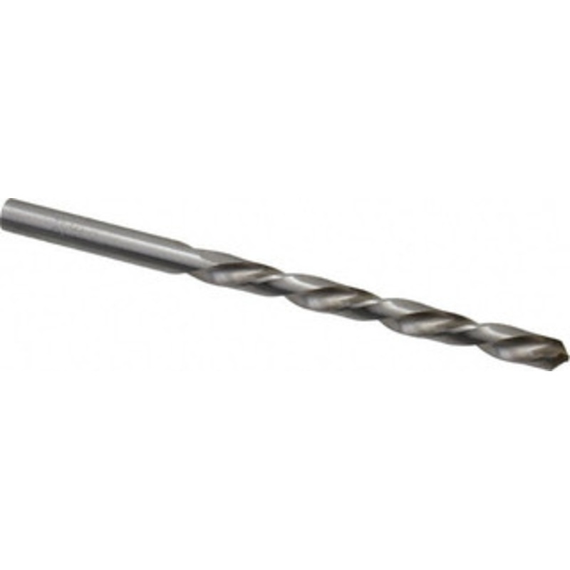 Value Collection #2 118 High Speed Steel Jobber Drill Bright Finish, Left Hand Cut, Spiral Flute, Straight Shank, 3-7/8 OAL, Standard Point 01228022 – 01228022