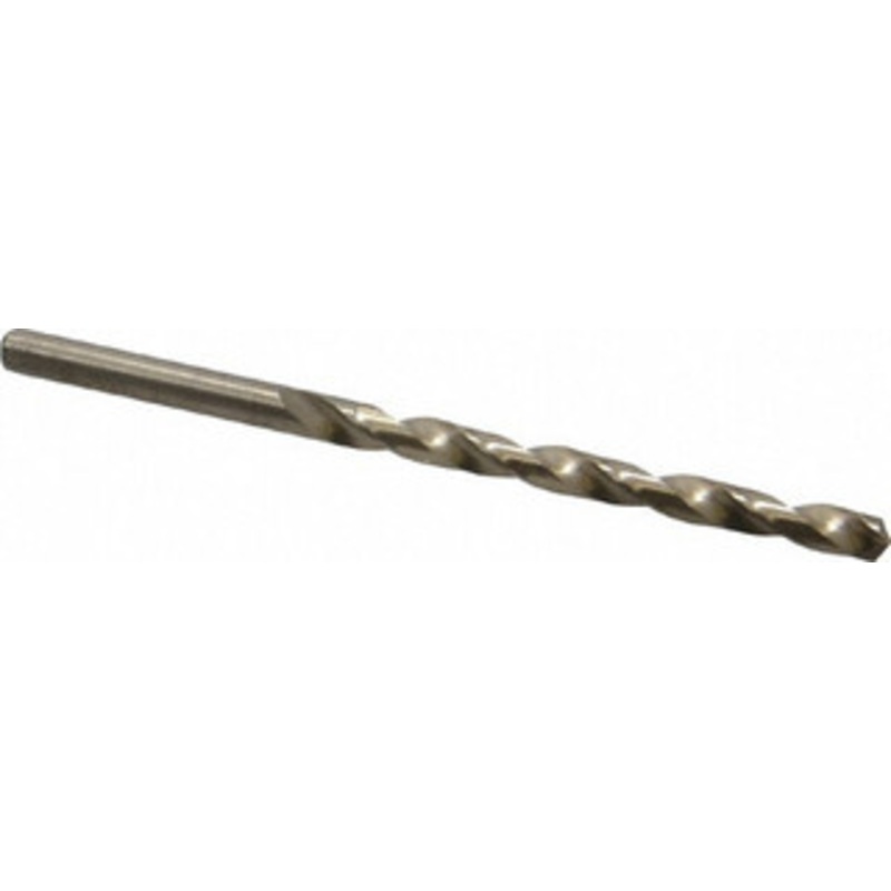 Cleveland Twist Drill #10 135 Cobalt Jobber Drill Oxide/Gold Finish, Right Hand Cut, Spiral Flute, Straight Shank, 3-5/8 OAL, Split Point C70143 – 74331083