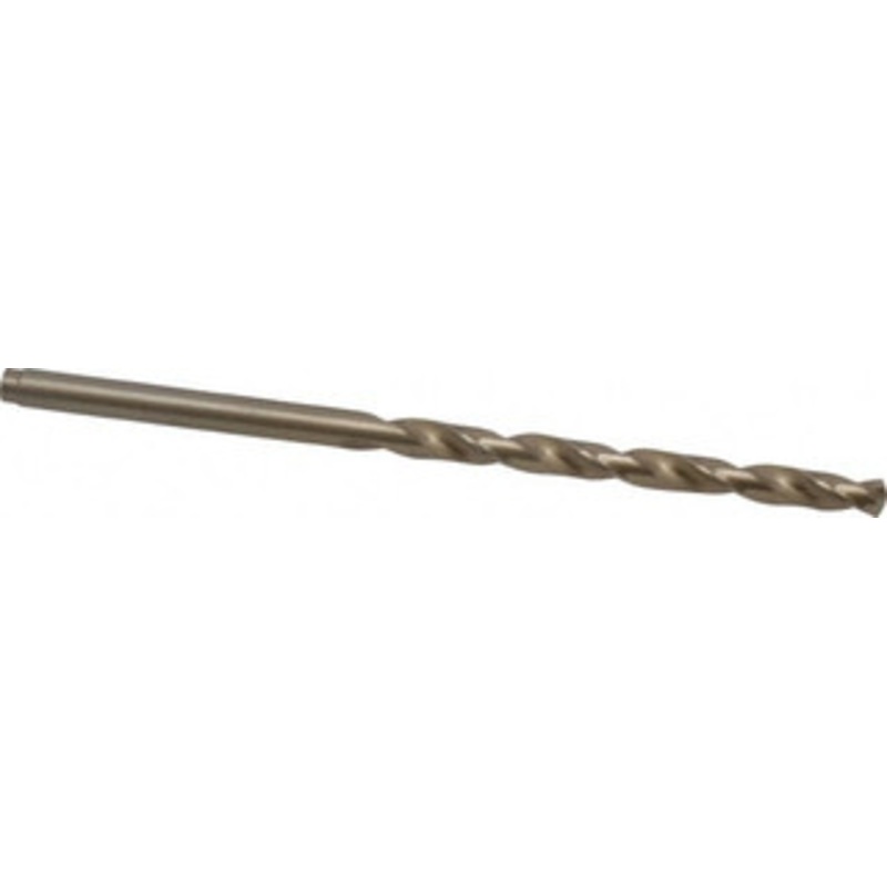 Cleveland Twist Drill #26 135 Cobalt Jobber Drill Oxide/Gold Finish, Right Hand Cut, Spiral Flute, Straight Shank, 3 OAL, Split Point C70159 – 74331240