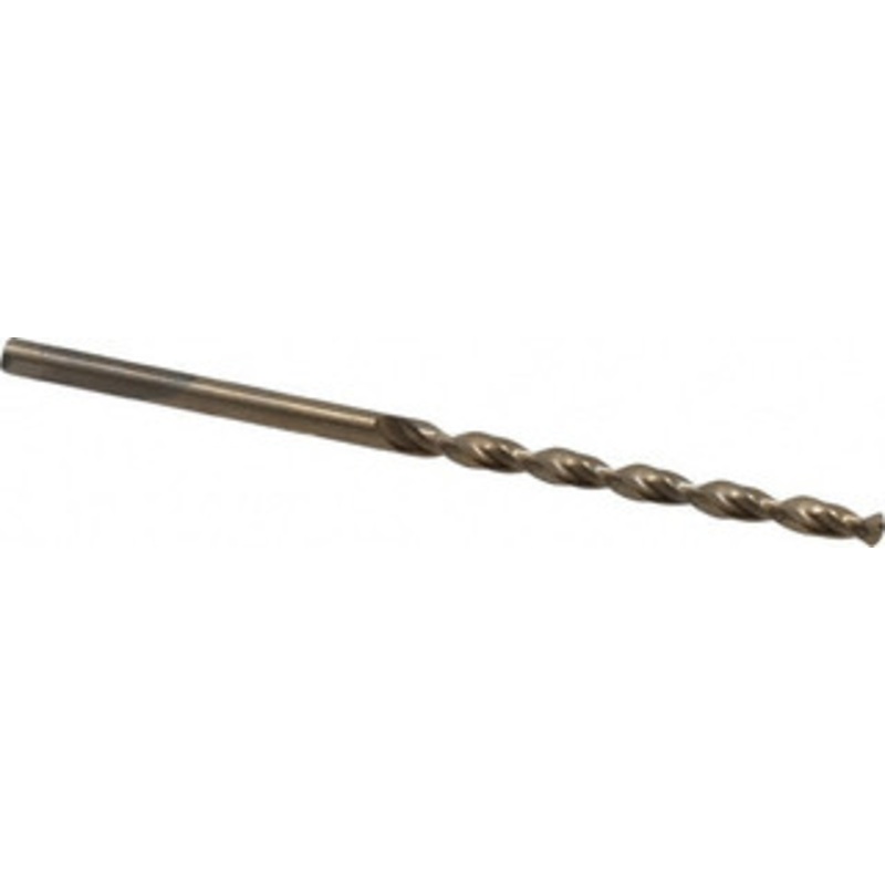 Cleveland Twist Drill #31 135 Cobalt Jobber Drill Oxide/Gold Finish, Right Hand Cut, Parabolic Flute, Straight Shank, 2-3/4 OAL, Split Point C16533 – 02146363