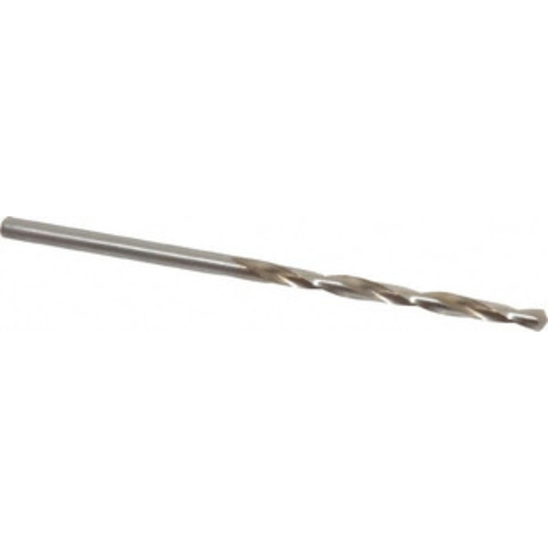 Cleveland Twist Drill #38 118 High Speed Steel Jobber Drill Bright Finish, Right Hand Cut, Spiral Flute, Straight Shank, 2-1/2 OAL, Standard Point C03513 – 63701387