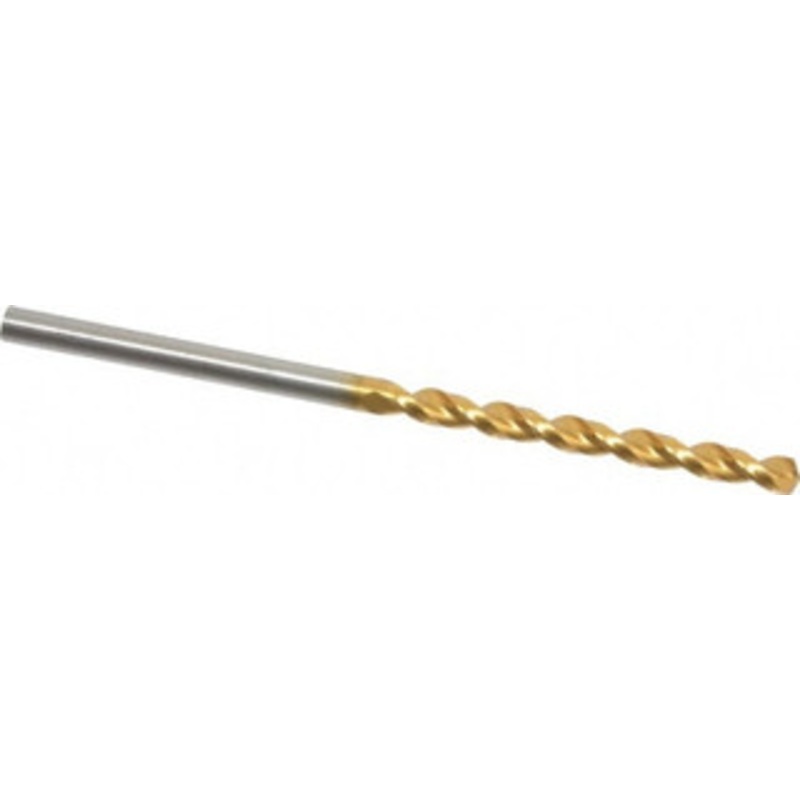 Guhring #37 130 High Speed Steel Jobber Drill TiN Finish, Right Hand Cut, Parabolic Flute, Straight Shank, 2-1/4 OAL, Standard Point 9006520026400 – 85751378