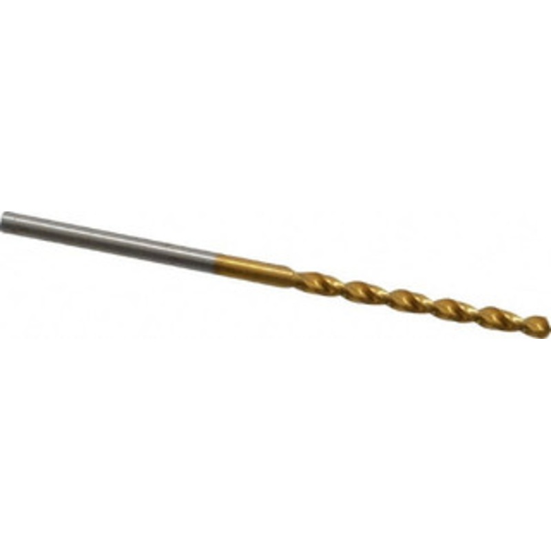 Guhring #47 130 Cobalt Jobber Drill TiN Finish, Right Hand Cut, Parabolic Flute, Straight Shank, 1-15/16 OAL, Standard Point 9006580019900 – 48629752