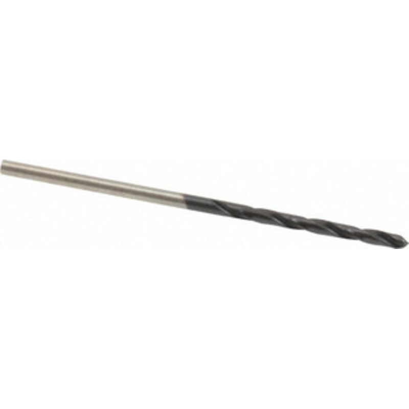 Hertel #46 135 High Speed Steel Jobber Drill TiAlN Finish, Right Hand Cut, Spiral Flute, Straight Shank, 2-1/8 OAL, Split Point 66693326 – 66693326
