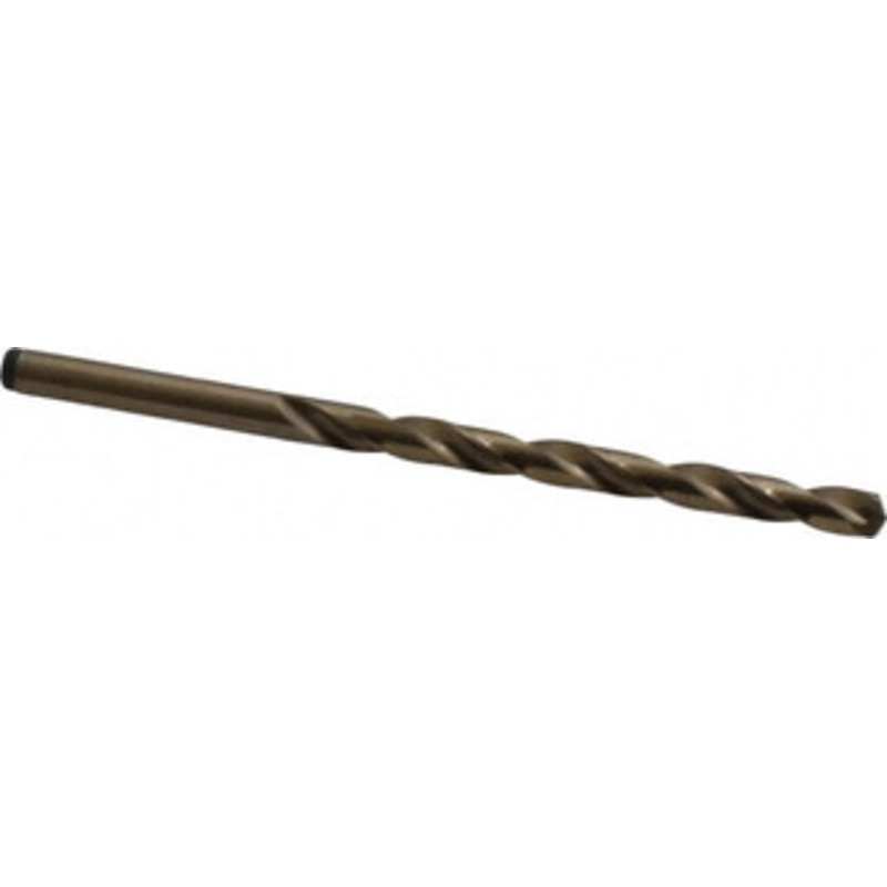 Precision Twist Drill #9 135 Cobalt Jobber Drill Oxide/Gold Finish, Right Hand Cut, Spiral Flute, Straight Shank, 3-5/8 OAL, Split Point 018309 – 78519477