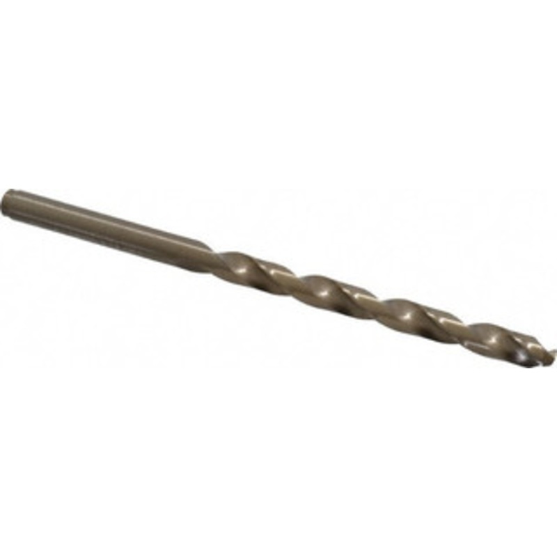 Cleveland Twist Drill #11 135 Cobalt Jobber Drill Oxide/Gold Finish, Right Hand Cut, Spiral Flute, Straight Shank, 3-1/2 OAL, Split Point C70144 – 74331091