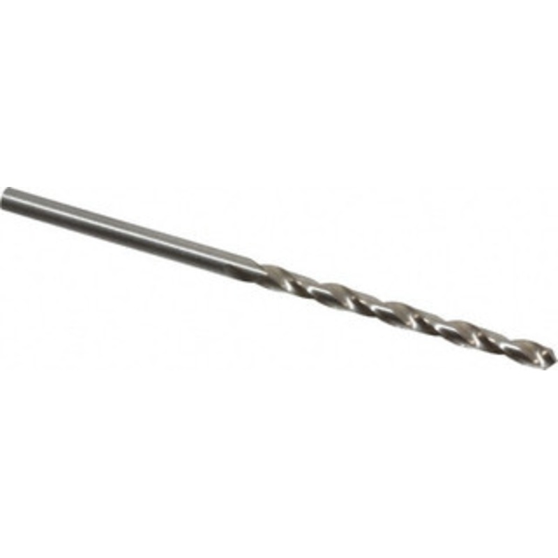 Cleveland Twist Drill #34 118 High Speed Steel Jobber Drill Bright Finish, Right Hand Cut, Spiral Flute, Straight Shank, 2-5/8 OAL, Standard Point C72134 – 63693345