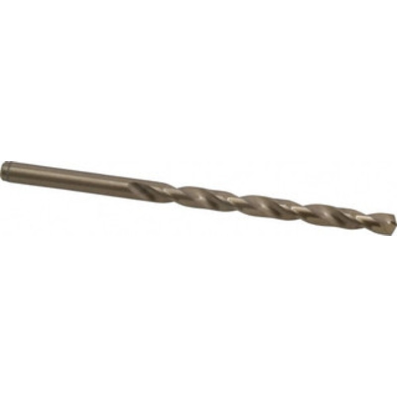 Cleveland Twist Drill #7 135 Cobalt Jobber Drill Oxide/Gold Finish, Right Hand Cut, Spiral Flute, Straight Shank, 3-5/8 OAL, Split Point C70140 – 74331059