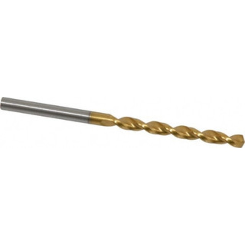 Guhring #18 130 Cobalt Jobber Drill TiN Finish, Right Hand Cut, Parabolic Flute, Straight Shank, 3-5/32 OAL, Standard Point 9006580043000 – 85754182