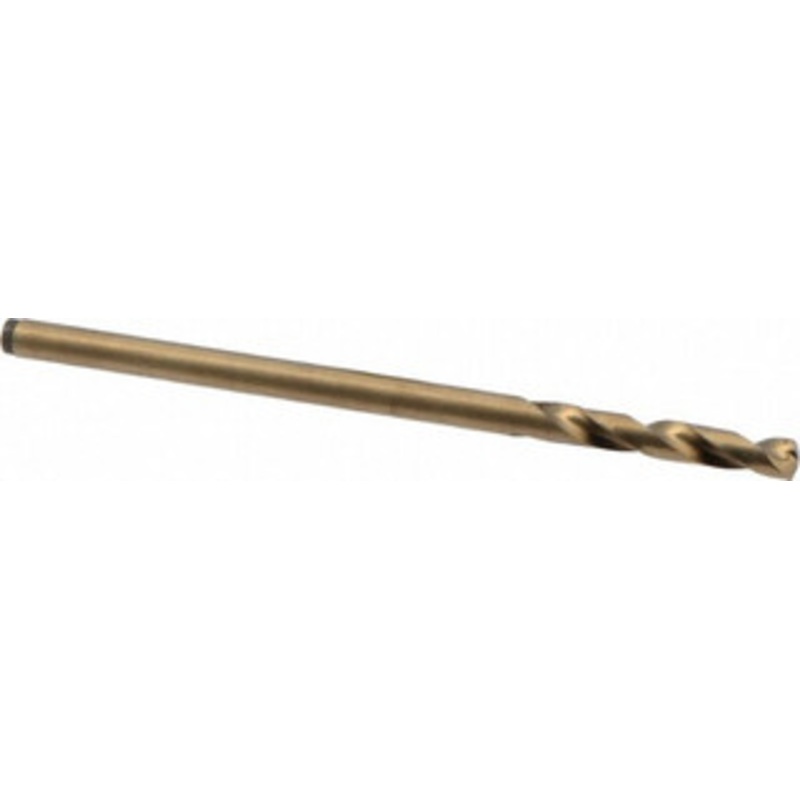 Precision Twist Drill #29 135 Cobalt Jobber Drill Oxide/Gold Finish, Right Hand Cut, Spiral Flute, Straight Shank, 2-7/8 OAL, Split Point 058829 – 78569654