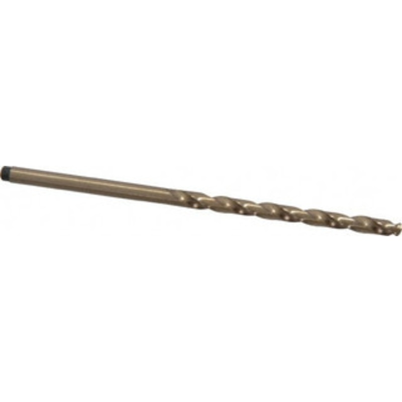 Precision Twist Drill #31 135 Cobalt Jobber Drill Oxide/Gold Finish, Right Hand Cut, Spiral Flute, Straight Shank, 2-3/4 OAL, Split Point 018331 – 78519691