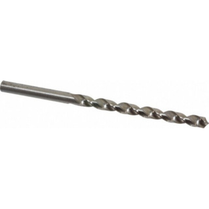 Precision Twist Drill #4 118 High Speed Steel Jobber Drill Bright Finish, Right Hand Cut, Spiral Flute, Straight Shank, 3-3/4 OAL, Standard Point 018504 – 78521028