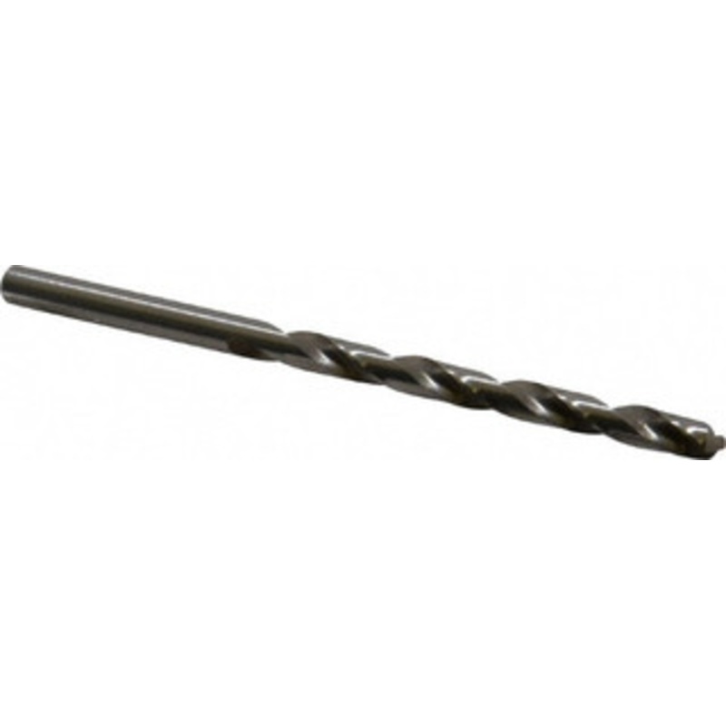 Precision Twist Drill #9 118 High Speed Steel Jobber Drill Bright Finish, Right Hand Cut, Spiral Flute, Straight Shank, 3-5/8 OAL, Standard Point 018609 – 78521879