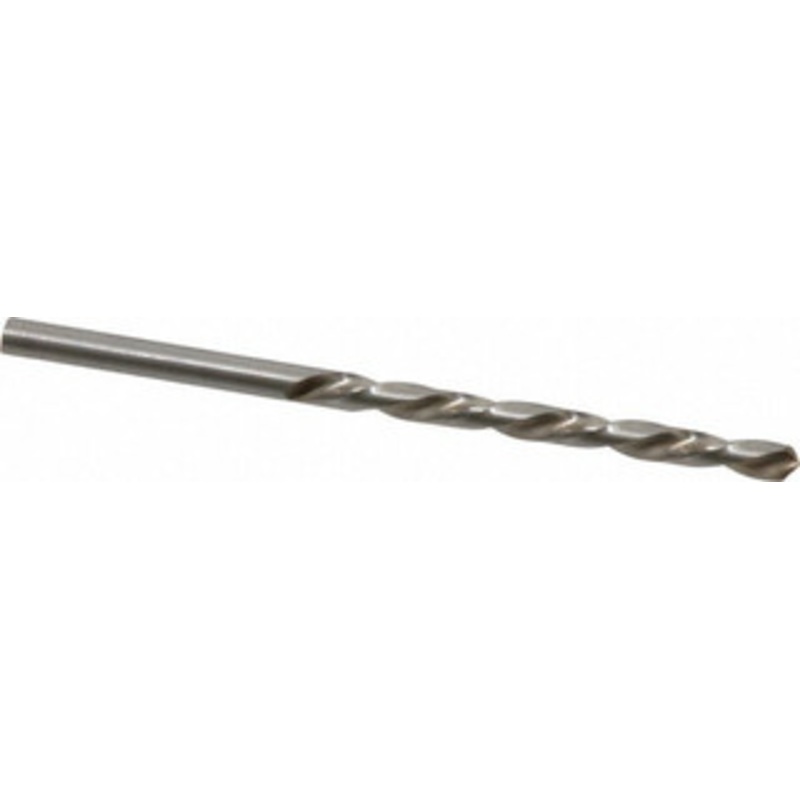 Value Collection #21 118 High Speed Steel Jobber Drill Bright Finish, Left Hand Cut, Spiral Flute, Straight Shank, 3-1/4 OAL, Standard Point 01228212 – 01228212