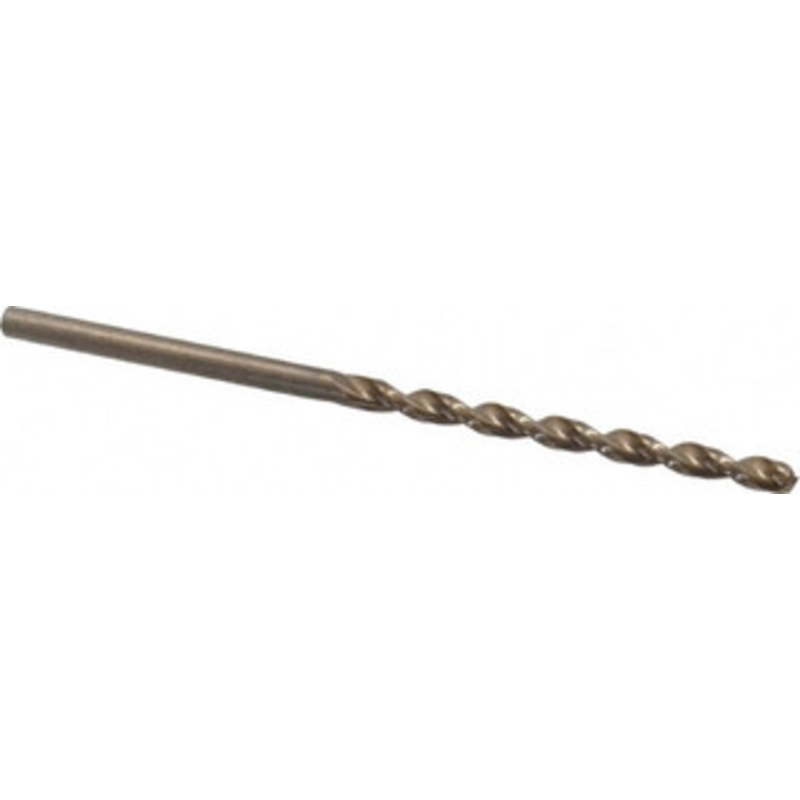 Cleveland Twist Drill #39 135 Cobalt Jobber Drill Oxide/Gold Finish, Right Hand Cut, Parabolic Flute, Straight Shank, 2-3/8 OAL, Split Point C16541 – 02146447