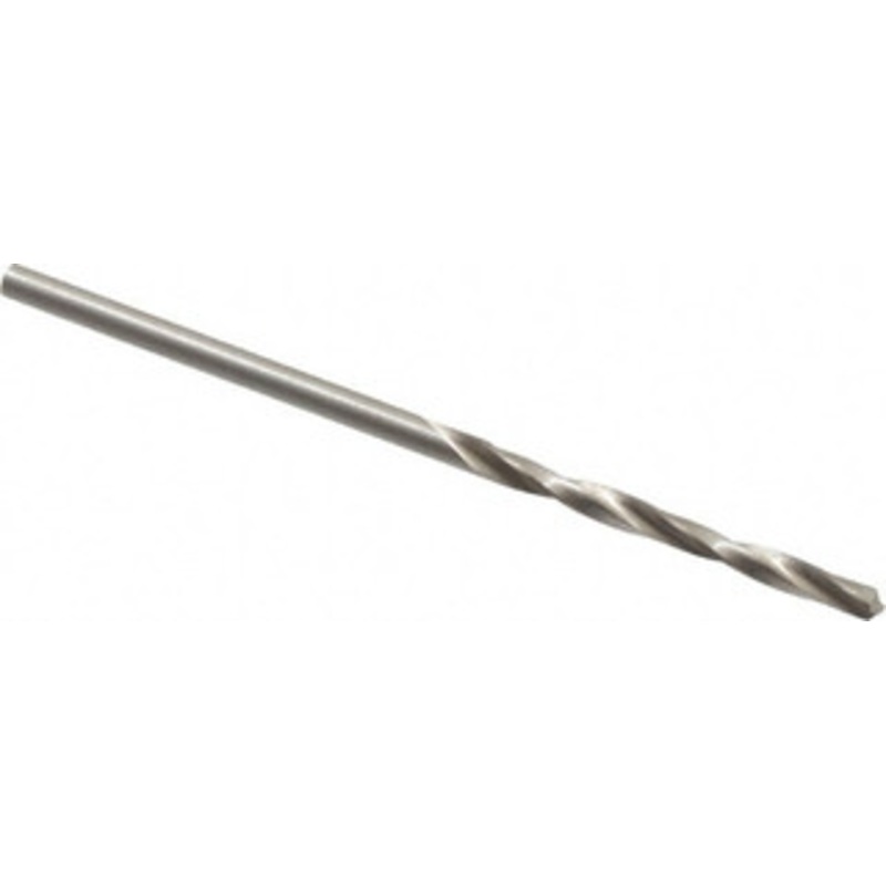 Cleveland Twist Drill #47 118 High Speed Steel Jobber Drill Bright Finish, Right Hand Cut, Spiral Flute, Straight Shank, 2 OAL, Standard Point C03492 – 63701478
