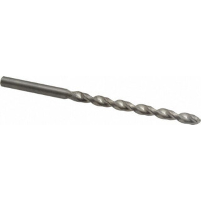 Guhring #10 130 Solid Carbide Jobber Drill Bright Finish, Right Hand Cut, Parabolic Flute, Straight Shank, 3-5/8 OAL, Standard Point 9026010049200 – 85795102