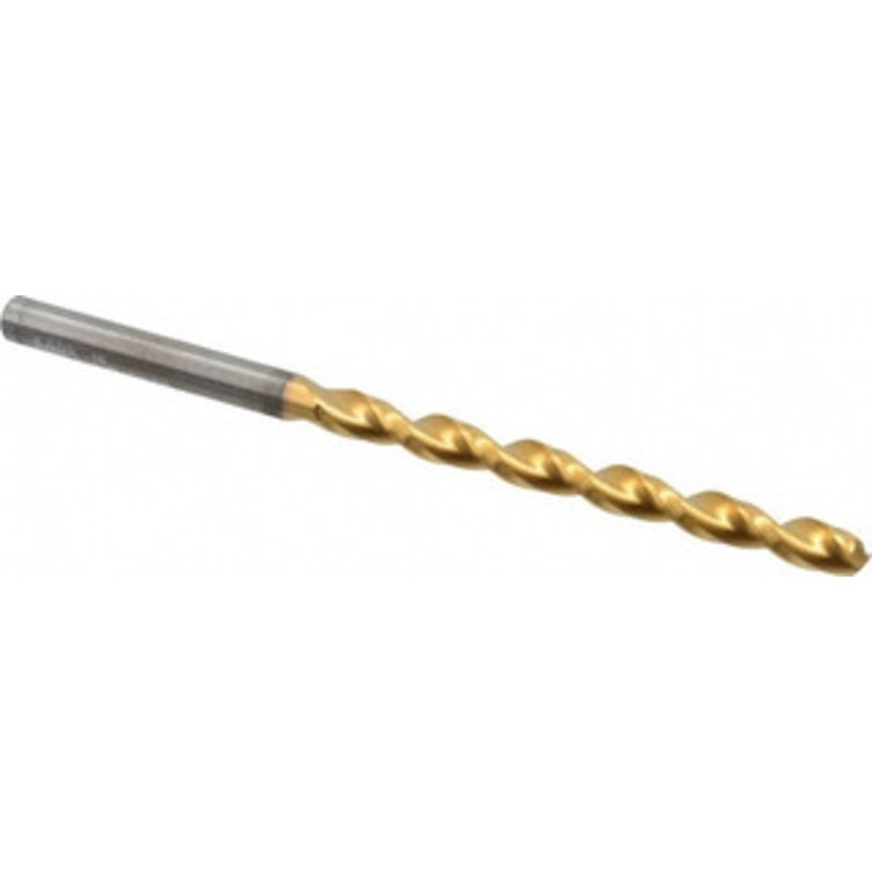 Guhring #16 130 Solid Carbide Jobber Drill TiN Finish, Right Hand Cut, Parabolic Flute, Straight Shank, 85.73mm OAL, Standard Point 9026020045000 – 85979169