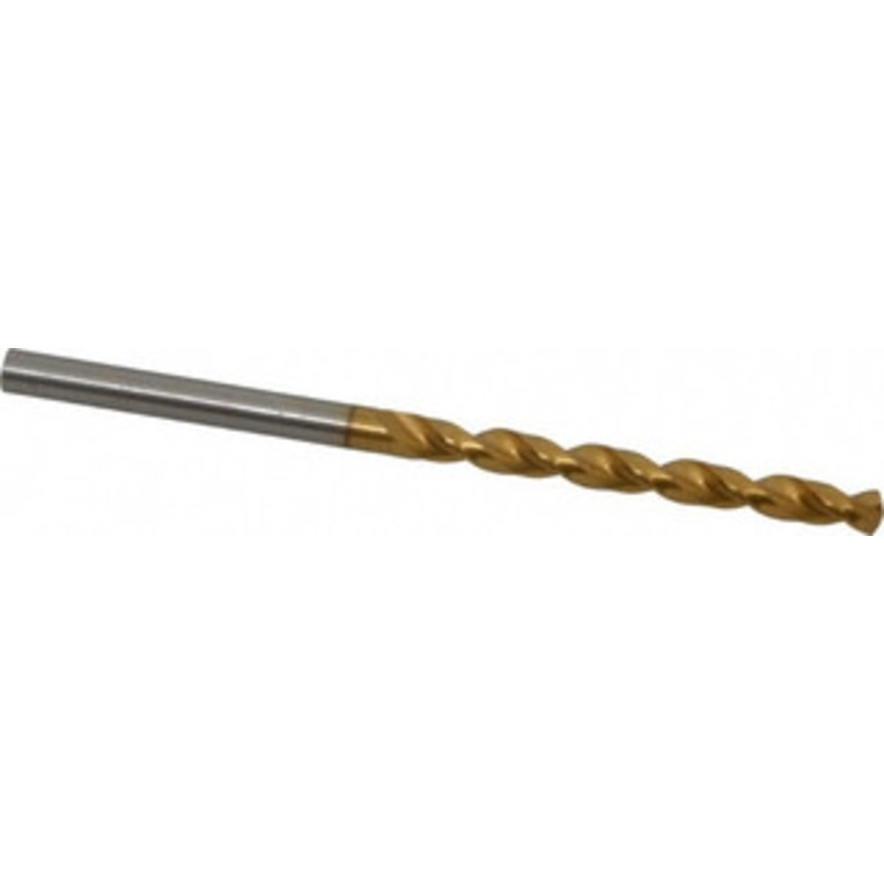 Guhring #24 130 Cobalt Jobber Drill TiN Finish, Right Hand Cut, Parabolic Flute, Straight Shank, 2-15/16 OAL, Standard Point 9006580038600 – 85754240