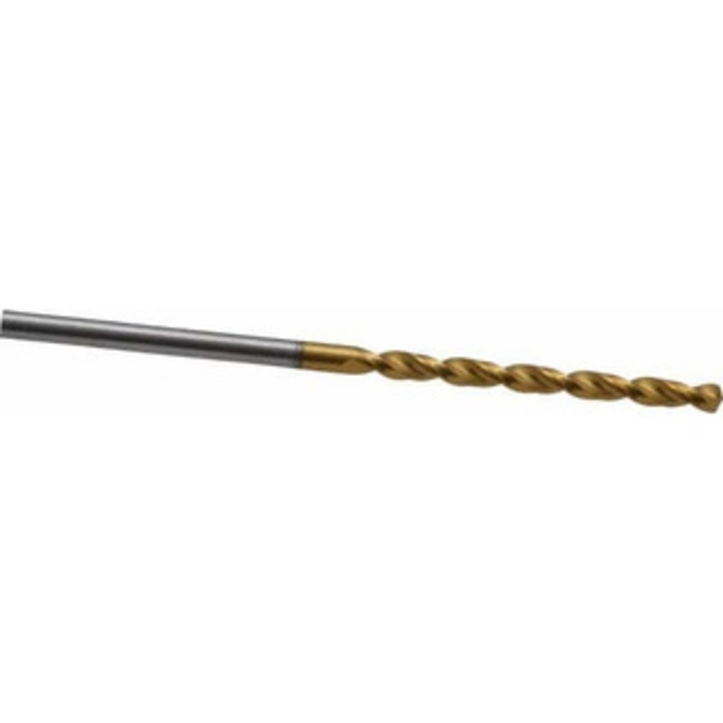 Guhring #42 130 High Speed Steel Jobber Drill TiN Finish, Right Hand Cut, Parabolic Flute, Straight Shank, 2-1/4 OAL, Standard Point 9006520023700 – 85751428