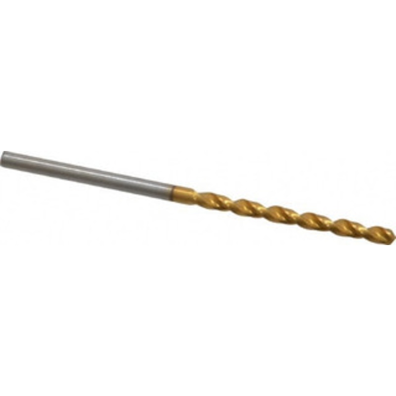 Guhring #43 130 High Speed Steel Jobber Drill TiN Finish, Right Hand Cut, Parabolic Flute, Straight Shank, 2-3/32 OAL, Standard Point 9006520022600 – 85751436