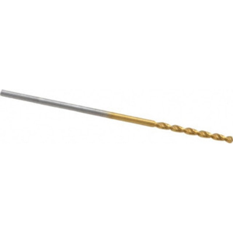 Guhring #60 130 Cobalt Jobber Drill TiN Finish, Right Hand Cut, Parabolic Flute, Straight Shank, 1-11/32 OAL, Standard Point 9006580010200 – 85754604