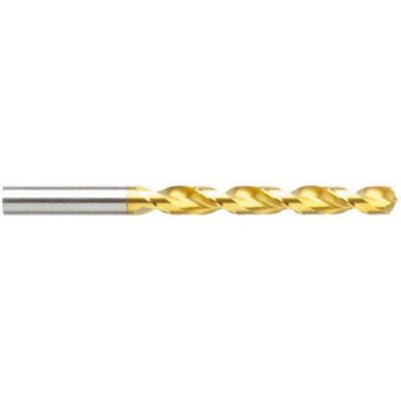 Guhring #9 130 High Speed Steel Jobber Drill TiN Finish, Right Hand Cut, Parabolic Flute, Straight Shank, 3-3/8 OAL, Standard Point 9006520049800 – 85751097
