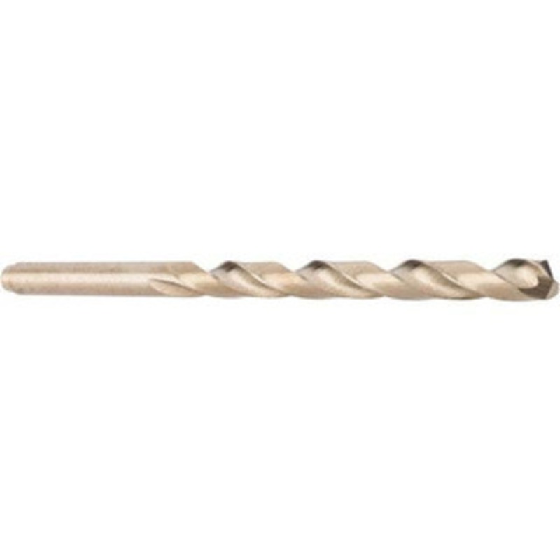 Hertel #13 135 Cobalt Jobber Drill Oxide/Gold Finish, Right Hand Cut, Spiral Flute, Straight Shank, 3-1/2 OAL, Split Point 04138608 – 04138608