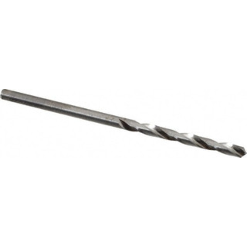 Hertel #46 118 Solid Carbide Jobber Drill Bright Finish, Right Hand Cut, Spiral Flute, Straight Shank, 1-3/4 OAL, Standard Point 79891909 – 79891909