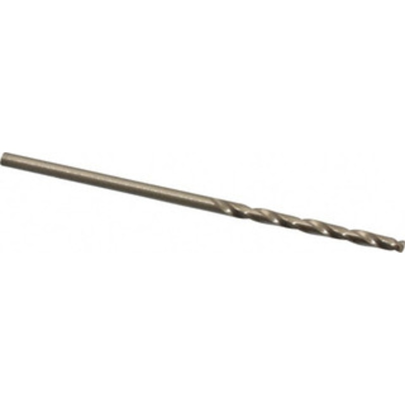 Hertel #49 135 Cobalt Jobber Drill Oxide/Gold Finish, Right Hand Cut, Spiral Flute, Straight Shank, 2 OAL, Split Point 04138962 – 04138962