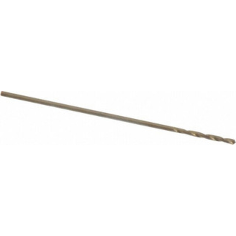 Hertel #71 135 Cobalt Jobber Drill Oxide/Gold Finish, Right Hand Cut, Spiral Flute, Straight Shank, 1-1/4 OAL, Split Point 04139184 – 04139184