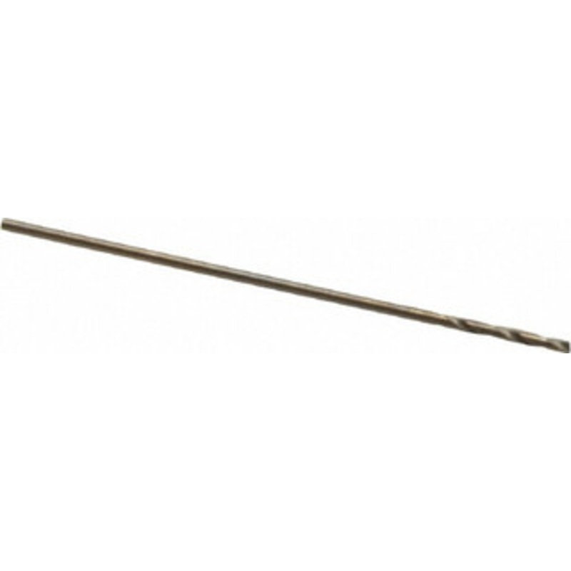 Hertel #76 135 Cobalt Jobber Drill Oxide/Gold Finish, Right Hand Cut, Spiral Flute, Straight Shank, 7/8 OAL, Split Point 04139234 – 04139234