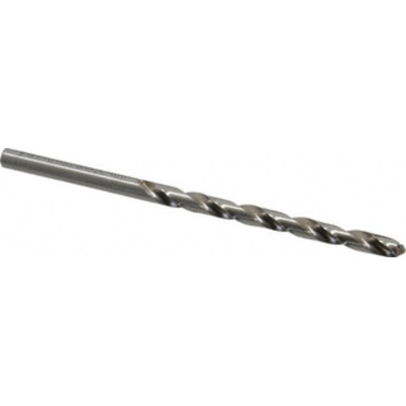 Precision Twist Drill #19 118 High Speed Steel Jobber Drill Bright Finish, Right Hand Cut, Spiral Flute, Straight Shank, 3-1/4 OAL, Standard Point 018619 – 78521978