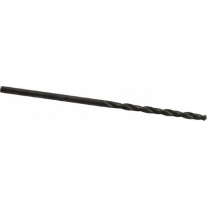 Precision Twist Drill #52 118 High Speed Steel Jobber Drill Oxide Finish, Right Hand Cut, Spiral Flute, Straight Shank, 1-7/8 OAL, Standard Point 018052 – 78518065