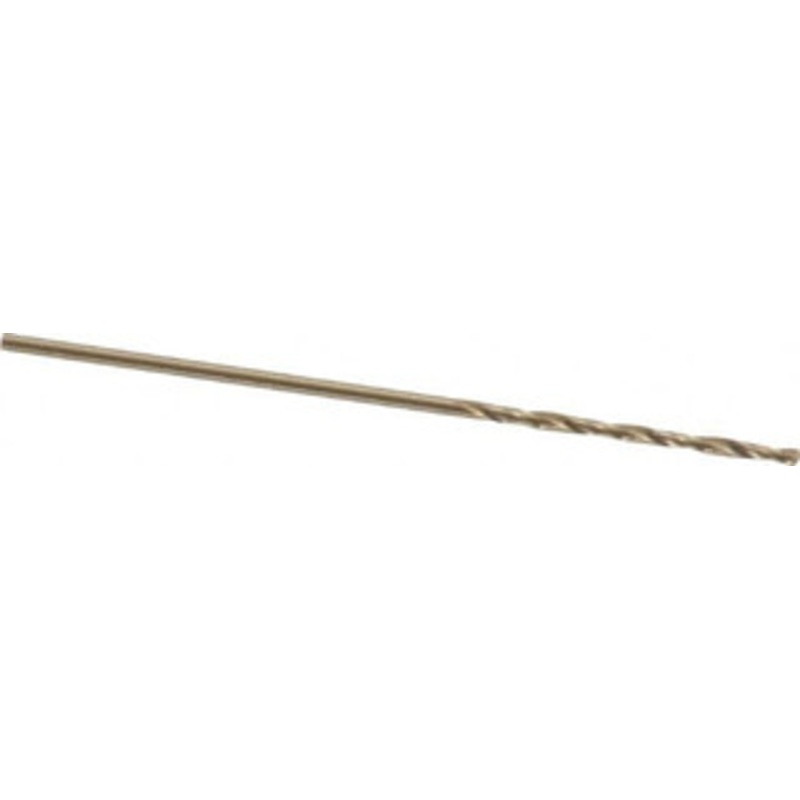 Precision Twist Drill #61 135 Cobalt Jobber Drill Oxide/Gold Finish, Right Hand Cut, Spiral Flute, Straight Shank, 1-5/8 OAL, Split Point 018361 – 78519998