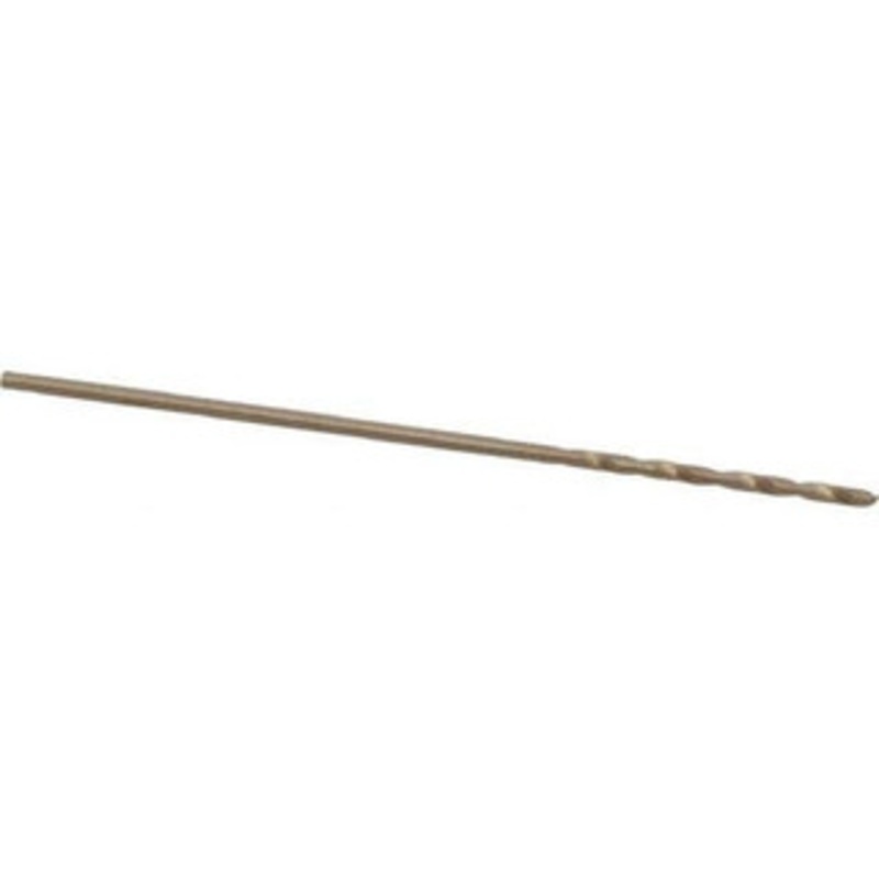 Precision Twist Drill #68 135 Cobalt Jobber Drill Oxide/Gold Finish, Right Hand Cut, Spiral Flute, Straight Shank, 1-3/8 OAL, Split Point 018368 – 78520061