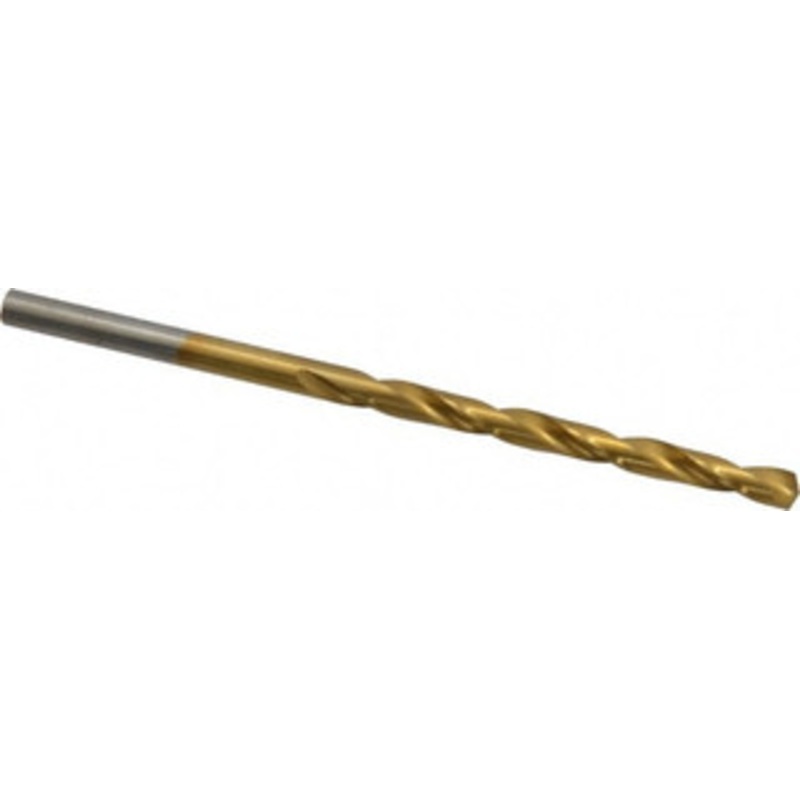 Chicago-Latrobe #29 135 High Speed Steel Jobber Drill TiN Finish, Right Hand Cut, Spiral Flute, Straight Shank, 2-7/8 OAL, Split Point 41699 – 03294865