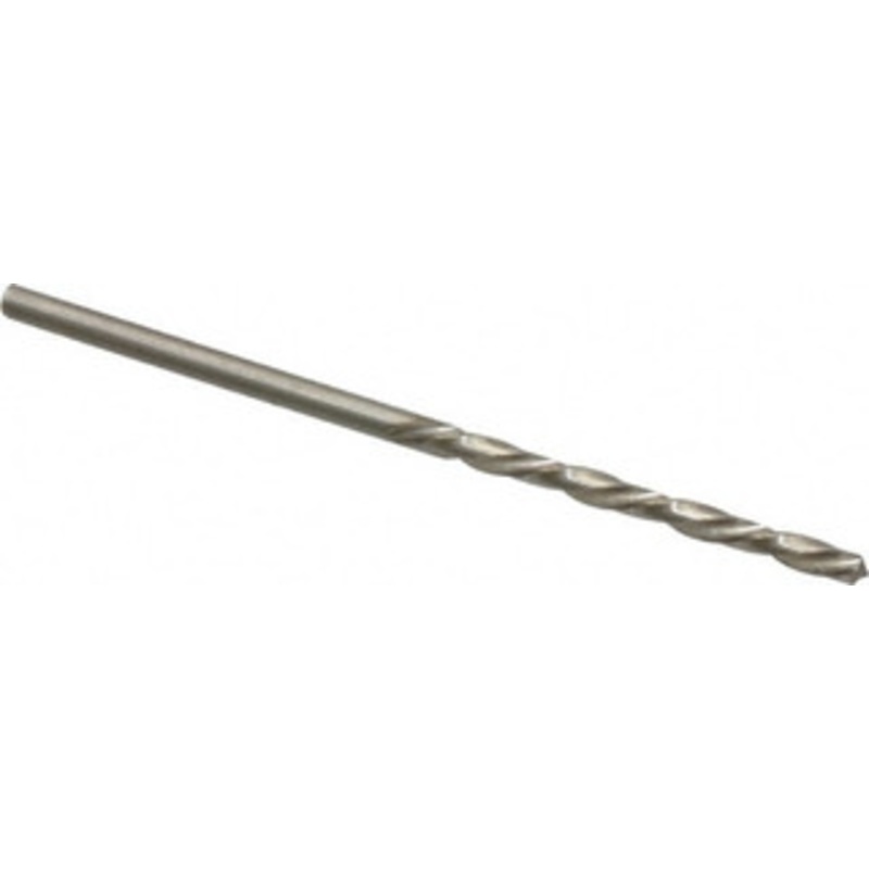 Chicago-Latrobe #45 118 High Speed Steel Jobber Drill Bright Finish, Left Hand Cut, Spiral Flute, Straight Shank, 2-1/8 OAL, Standard Point 44515 – 81128456