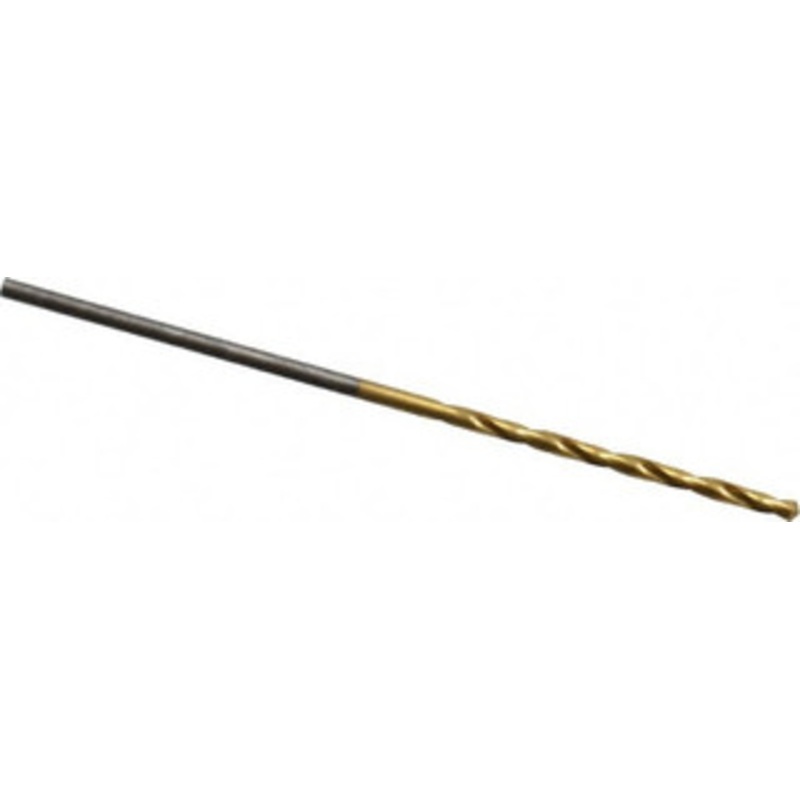 Chicago-Latrobe #59 118 High Speed Steel Jobber Drill TiN Finish, Right Hand Cut, Spiral Flute, Straight Shank, 1-5/8 OAL, Standard Point 70159 – 76129311