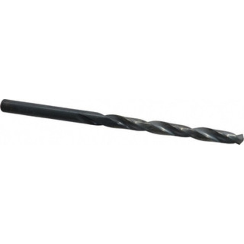 Chicago-Latrobe #7 135 High Speed Steel Jobber Drill Oxide Finish, Right Hand Cut, Spiral Flute, Straight Shank, 3-5/8 OAL, Split Point 45677 – 81131070