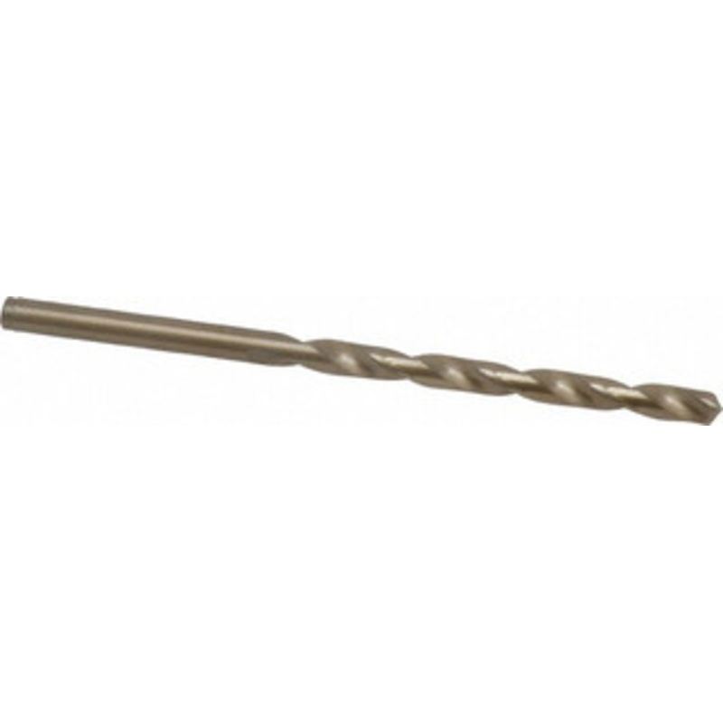 Cleveland Twist Drill #19 135 Cobalt Jobber Drill Oxide/Gold Finish, Right Hand Cut, Spiral Flute, Straight Shank, 3-1/4 OAL, Split Point C70152 – 74331174