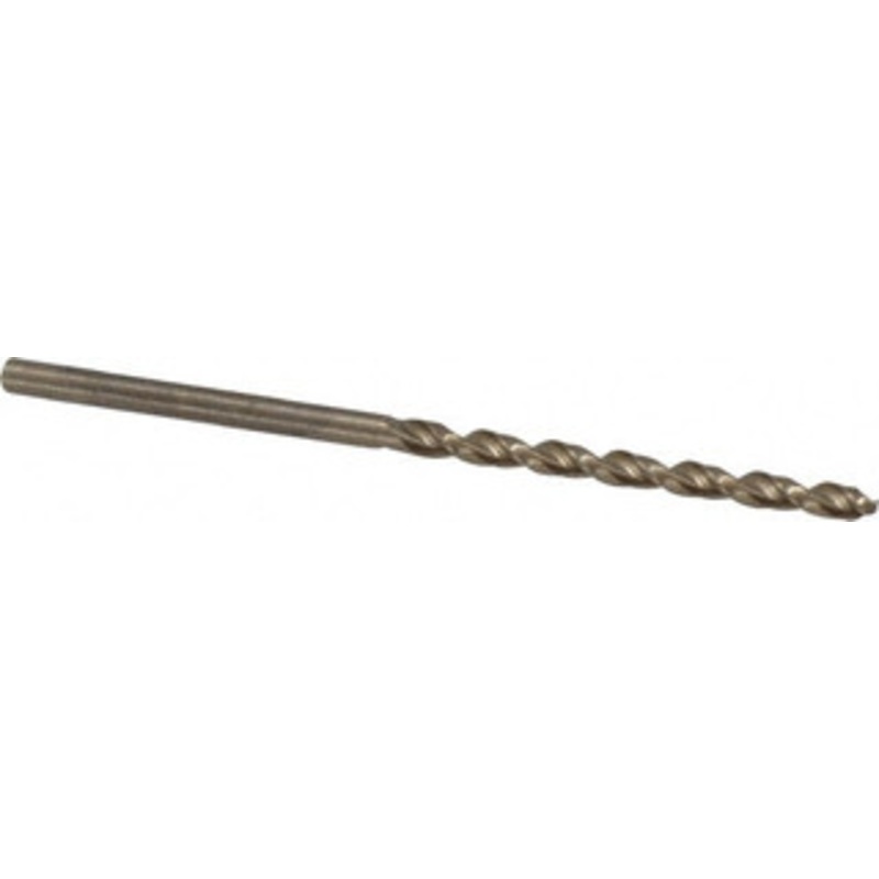 Cleveland Twist Drill #37 135 Cobalt Jobber Drill Oxide/Gold Finish, Right Hand Cut, Parabolic Flute, Straight Shank, 2-1/2 OAL, Split Point C16539 – 02146421