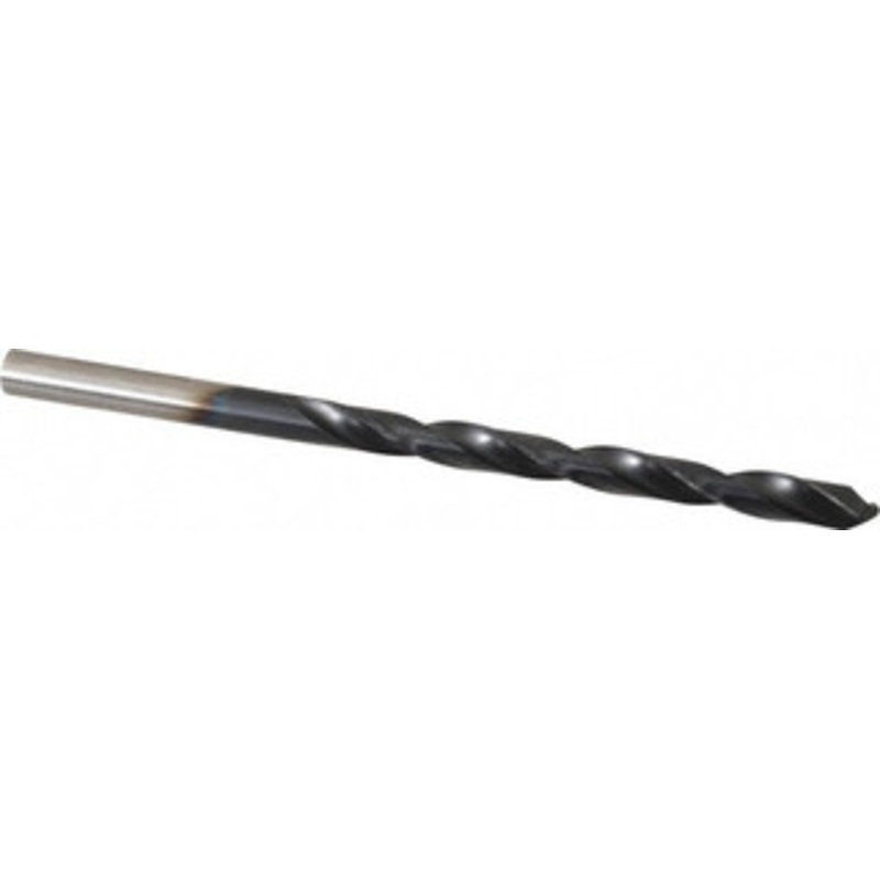 Hertel #10 135 Cobalt Jobber Drill TiAlN Finish, Right Hand Cut, Spiral Flute, Straight Shank, 3-5/8 OAL, Split Point 4140042 – 04140042