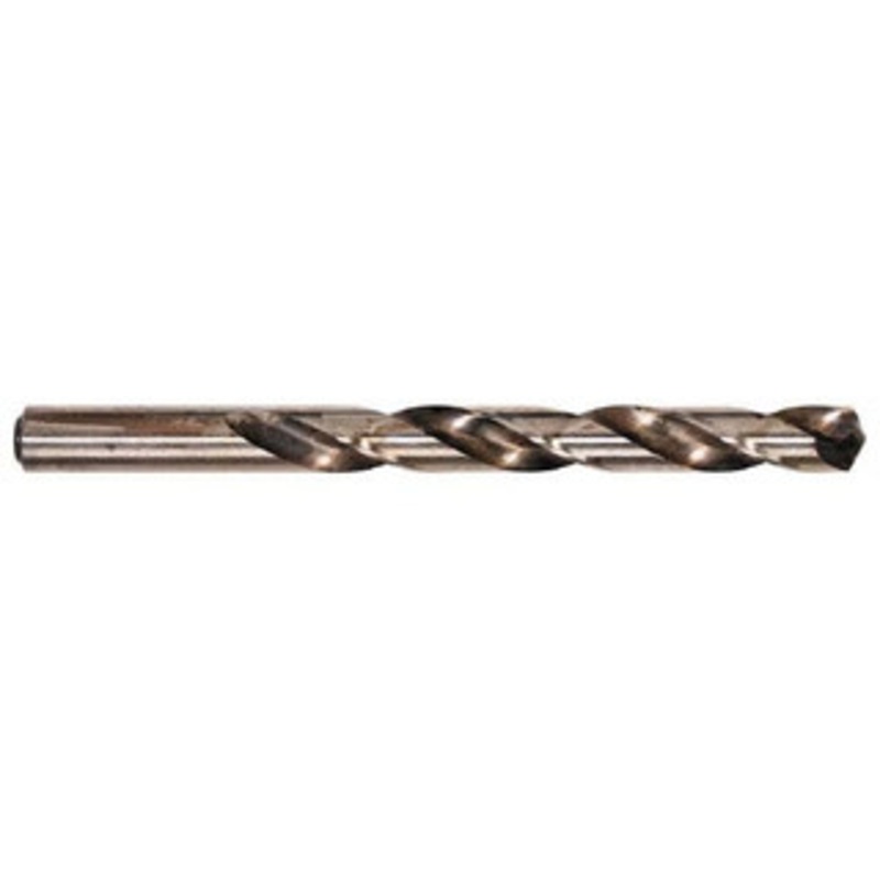 Hertel #75 135 Cobalt Jobber Drill Oxide/Gold Finish, Right Hand Cut, Spiral Flute, Straight Shank, 1 OAL, Split Point 04139226 – 04139226