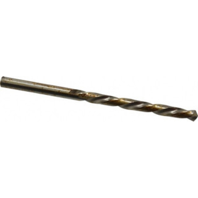Value Collection #6 118 High Speed Steel Jobber Drill Bright Finish, Left Hand Cut, Spiral Flute, Straight Shank, 3-3/4 OAL, Standard Point 01228063 – 01228063